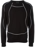 Les Hommes Contrast Piping Sweatshirt