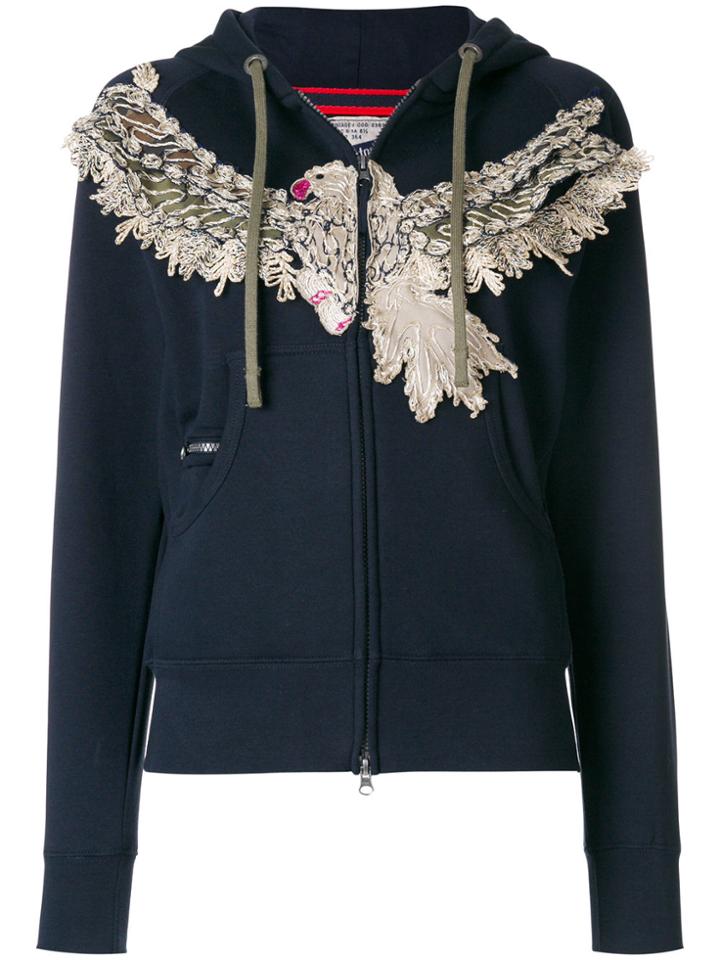 History Repeats Eagle Hooded Jacket - Blue