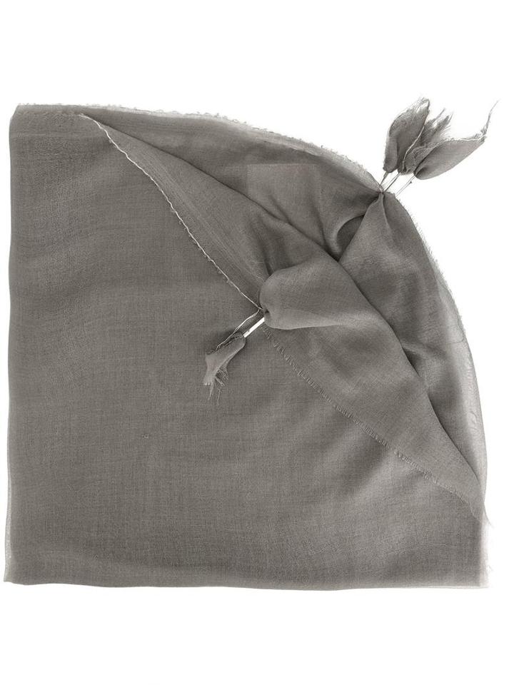 Damir Doma - 'ade' Scarf - Unisex - Cashmere - One Size, Grey, Cashmere