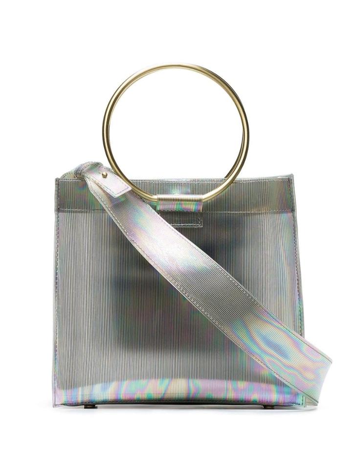 Tara Zadeh Roya Mini Iridescent Tote Bag - Silver