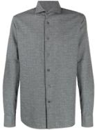Corneliani Houndstooth Pattern Shirt - Grey