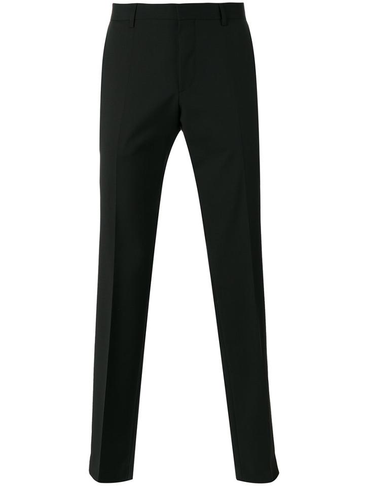 Boss Hugo Boss Tailored Trousers, Men's, Size: 54, Black, Virgin Wool/viscose