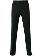 Boss Hugo Boss Tailored Trousers, Men's, Size: 54, Black, Virgin Wool/viscose