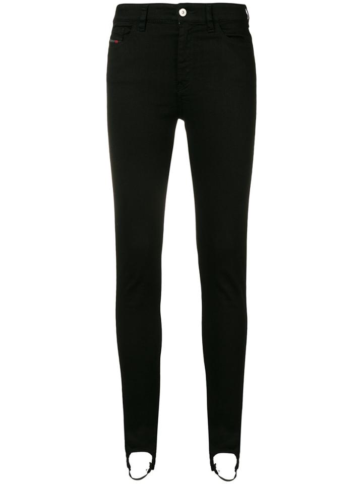 Diesel Slandy Stirrup Jeans - Black