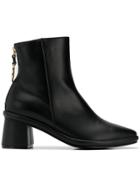 Reike Nen Block Heel Ankle Boots - Black