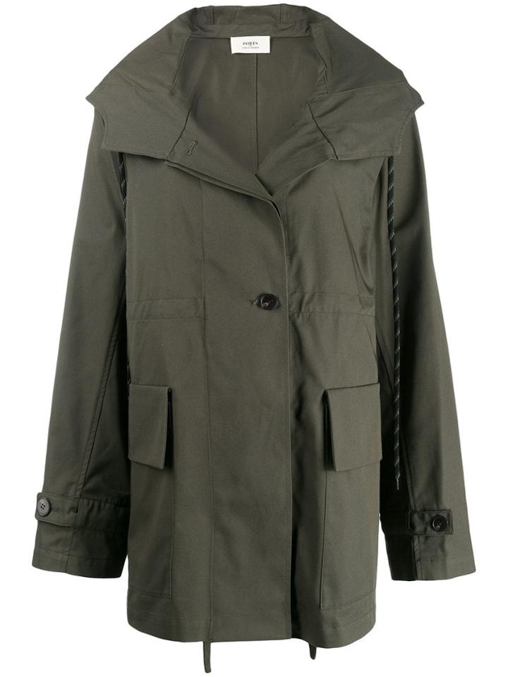 Ports 1961 Trench Coat - Green