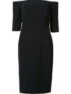 Milly Off-the-shoulder Dress, Women's, Size: 2, Black, Spandex/elastane/polyester