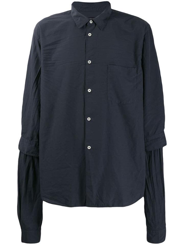 Comme Des Garçons Homme Plus Chest Pocket Shirt - Grey