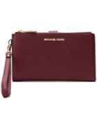 Michael Michael Kors Adele Leather Smartphone Wallet - Red