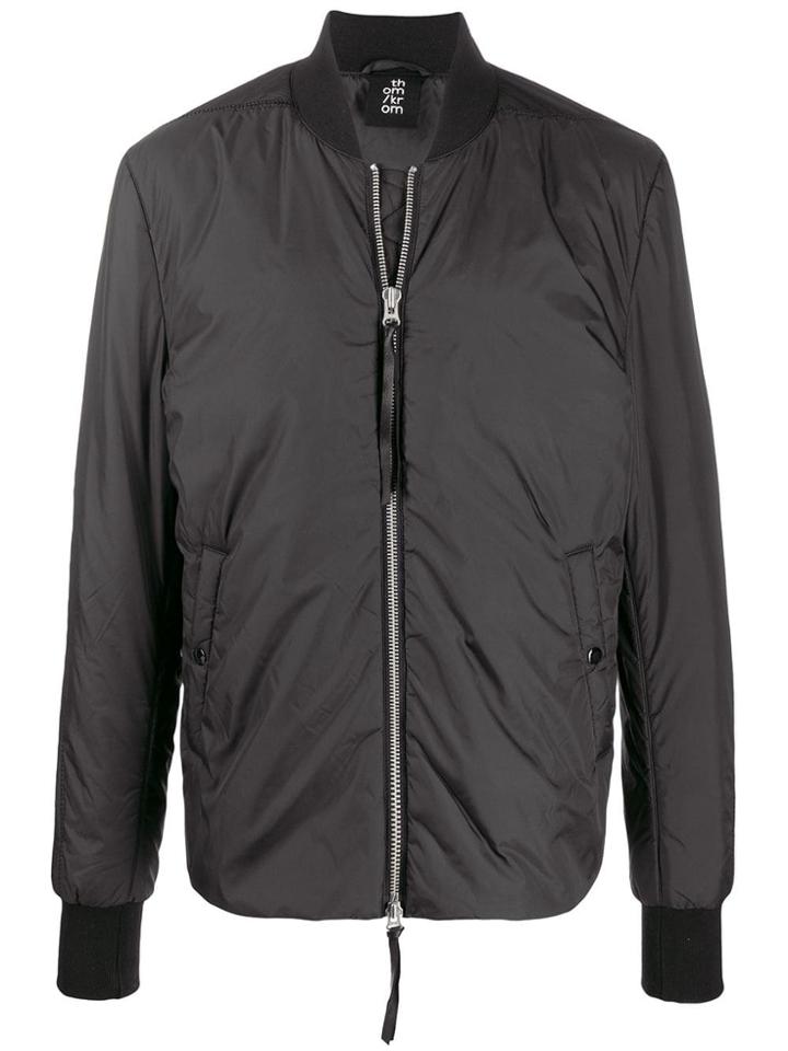 Thom Krom Zipped Bomber Jacket - Black