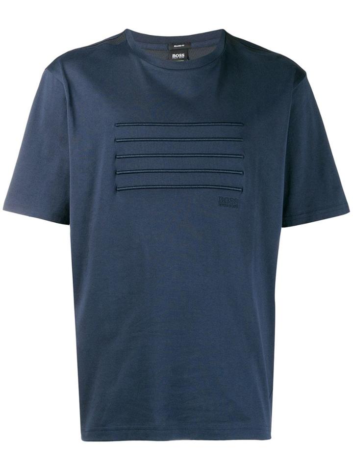 Boss Hugo Boss Embroidered Detail T-shirt - Blue