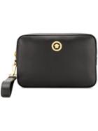 Versace Logo Clutch - Black