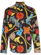 Versace Gioelleria Jetés Print Cotton Shirt - A72w Multicoloured