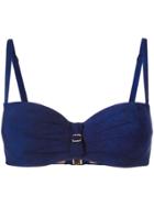 Marlies Dekkers Puritsu Plunge Bikini Top - Blue