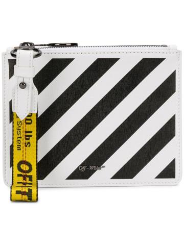 Off-white Diag Double Clutch Bag