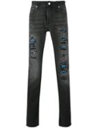 Alexander Mcqueen - Distressed Jeans - Men - Cotton/spandex/elastane - 50, Grey, Cotton/spandex/elastane
