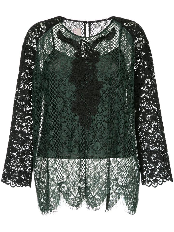 Antonio Marras Lace Blouse - Green