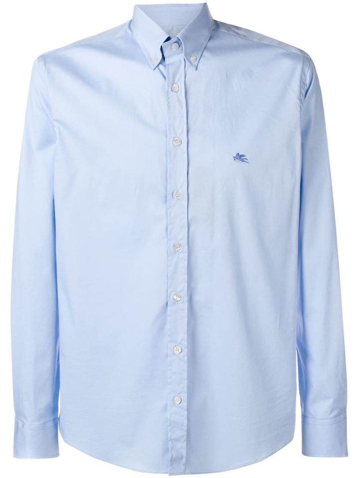 Etro Casual Slim-fit Shirt - Blue