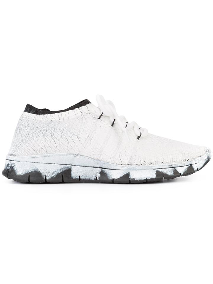 Maison Margiela Crack Up Sneakers - White