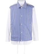 Comme Des Garçons Shirt Contrast Layered Shirt - Blue
