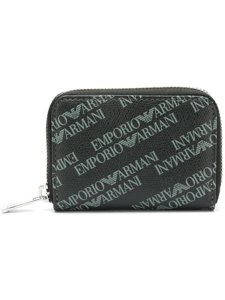 Emporio Armani All Around Zipped Wallet - Black