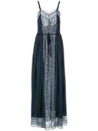 Chloé Panelled Drawstring Dress - Blue