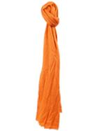 Faliero Sarti Shawl Scarf, Adult Unisex, Yellow/orange, Silk/cashmere