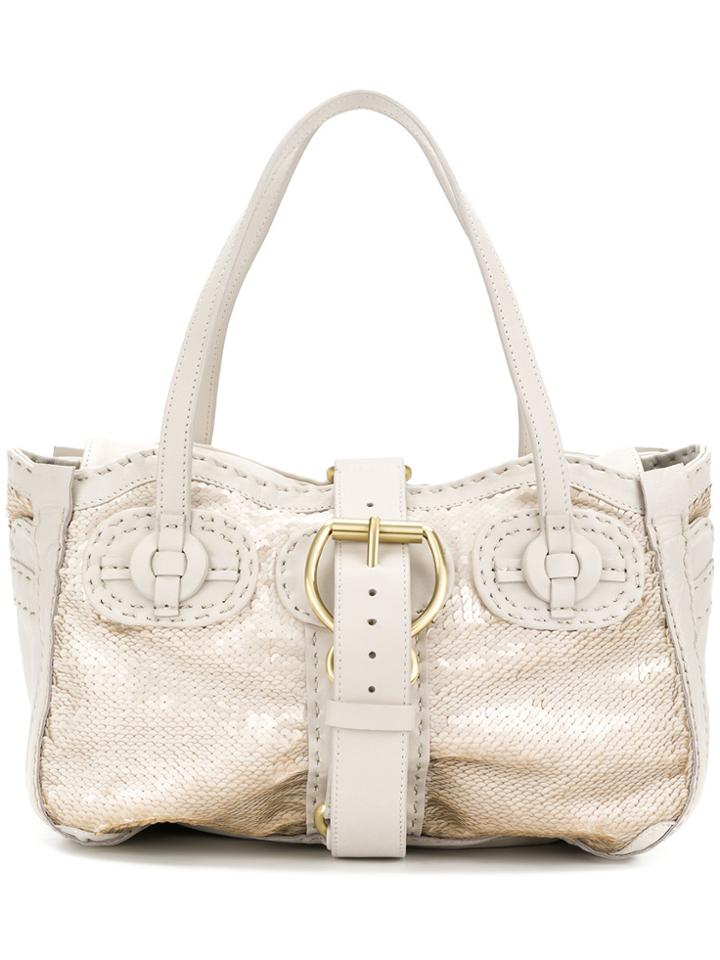 Jamin Puech Buckle Strap Tote Bag - Nude & Neutrals