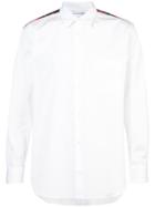Comme Des Garçons Shirt Plaid Back Panel Shirt - White