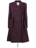Moschino Double-breasted Flared Coat