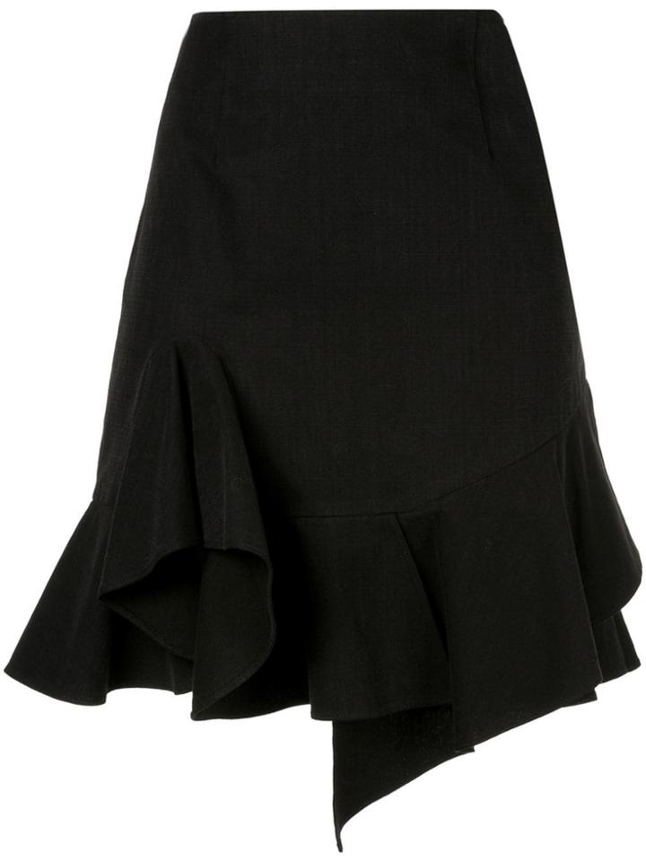 Goen.j Ruffle Mini Skirt - Black