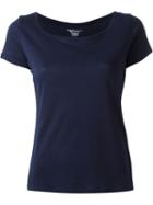 Majestic Filatures Scoop Neck T-shirt, Women's, Size: Ii, Blue, Cotton