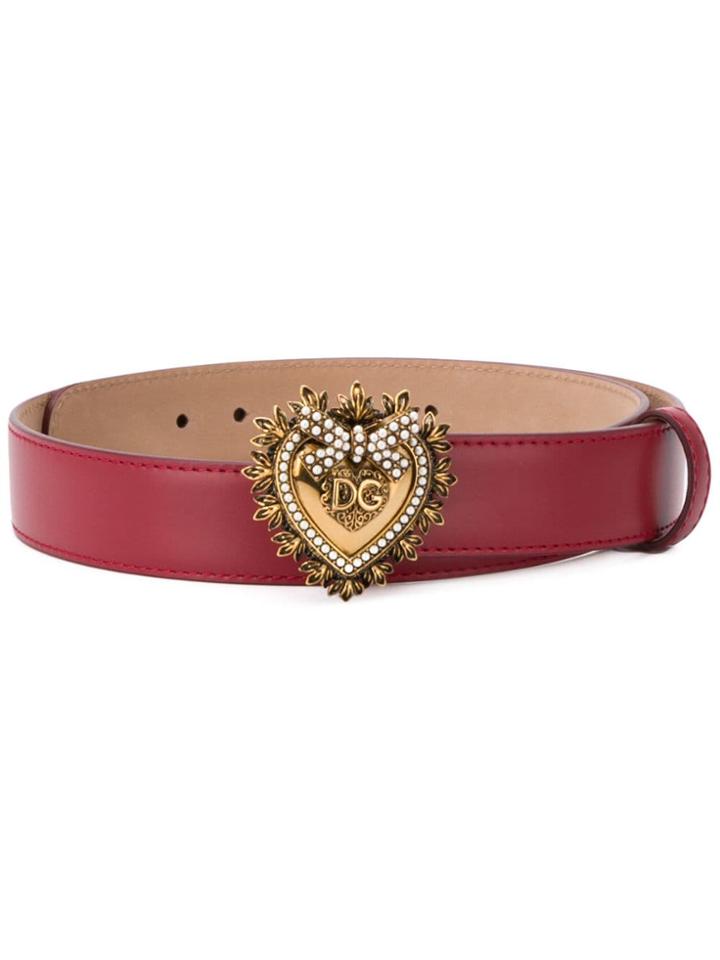 Dolce & Gabbana Devotion Belt - Red