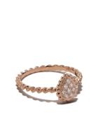 Boucheron 18kt Rose Gold Diamond Serpent Bohème Xs Ring - Pg