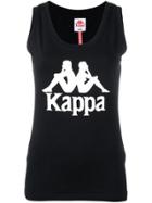 Kappa Logo Print Tank Top - Black