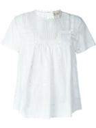 Sea Crochet-trimmed Top