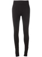 Thom Krom Plain Leggings, Women's, Size: Large, Black, Cotton/spandex/elastane