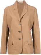 Jil Sander Vintage Single Breasted Blazer - Brown