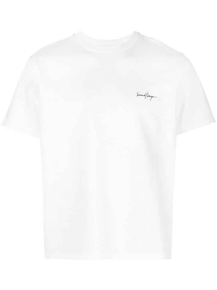 Second/layer Logo T-shirt - White