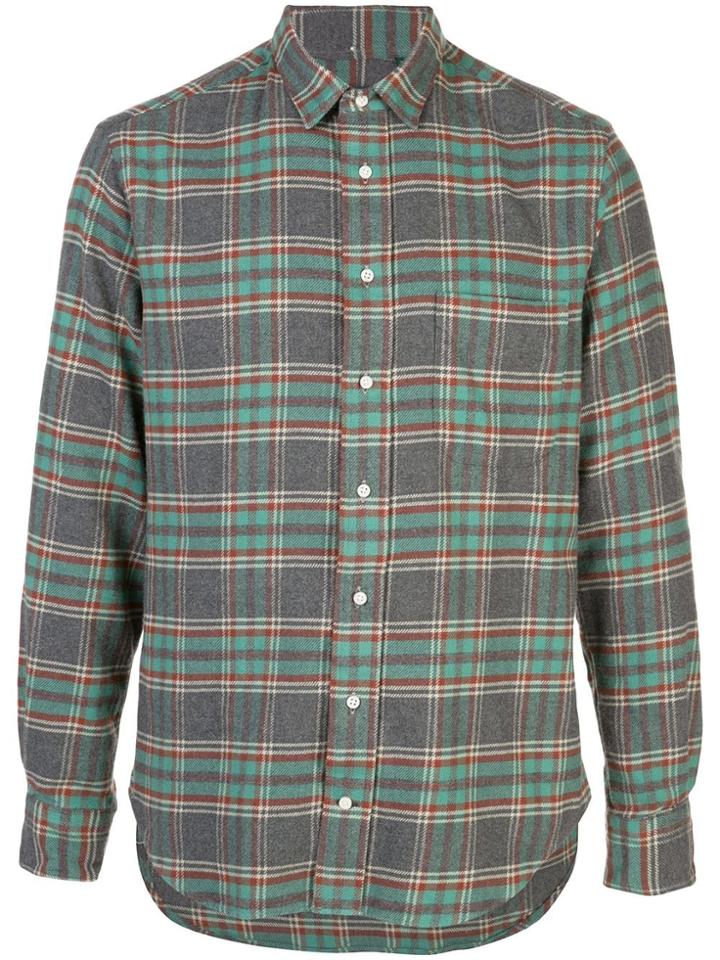 Gitman Vintage Regular-fit Plaid Shirt - Green