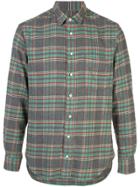 Gitman Vintage Regular-fit Plaid Shirt - Green