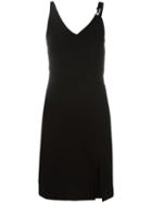 Versus Fitted Mini Dress, Women's, Size: 42, Black, Viscose/polyamide/spandex/elastane