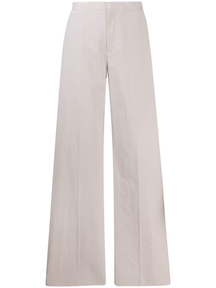 Maison Margiela Side Slit Flared Trousers - Grey