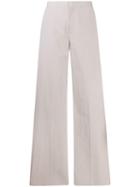 Maison Margiela Side Slit Flared Trousers - Grey