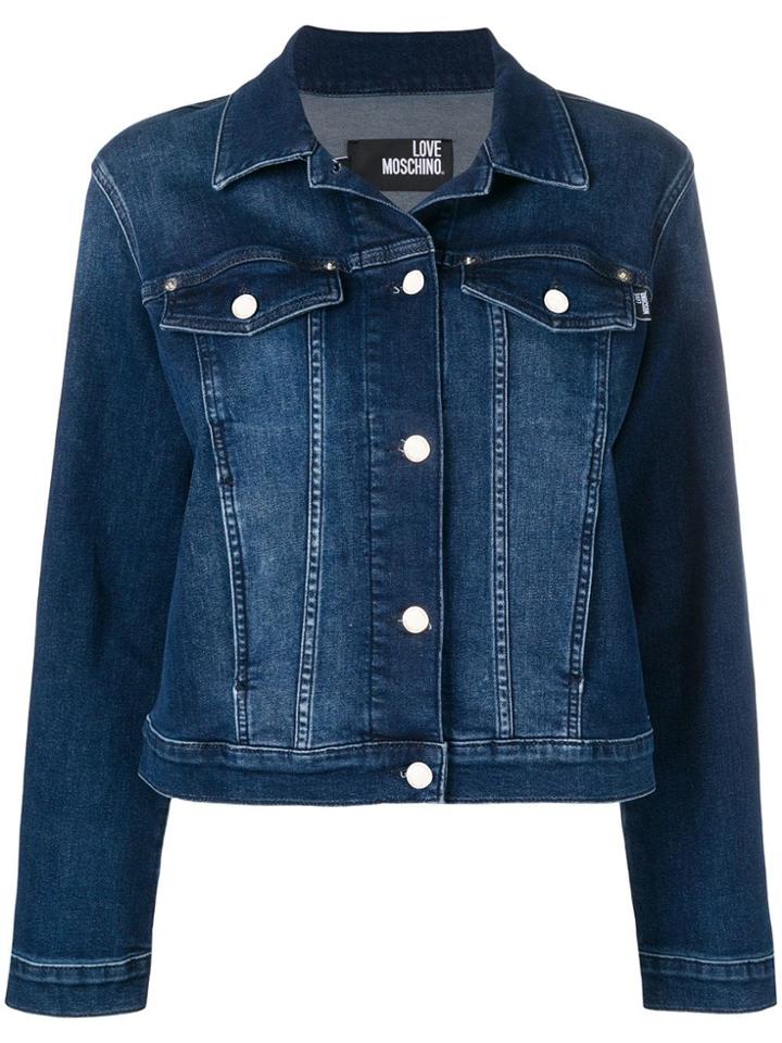 Love Moschino Moschino Heart Denim Jacket - Blue