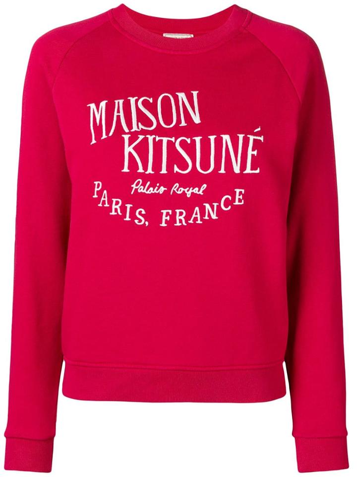 Maison Kitsuné Palais Royal Sweatshirt - Red