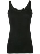 Vince Ribbed Knit Vest - Black