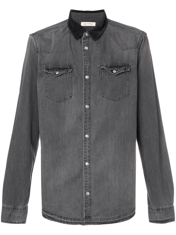 All Saints Denim Shirt - Grey
