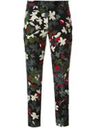Dondup 'perfect' Floral Print Trousers, Women's, Size: 26, Polyester/spandex/elastane