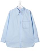 Marni Kids Teen Long Sleeve Shirt - Blue
